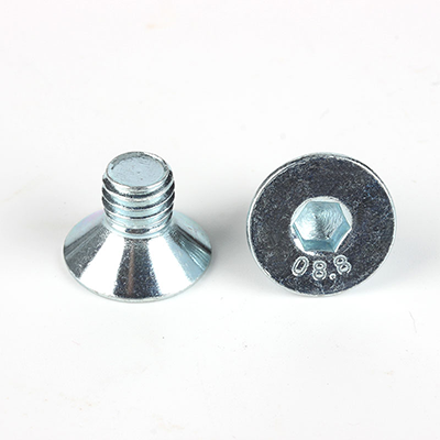 碳鋼8.8級藍(lán)白鋅內(nèi)六角沉頭螺釘DIN7991